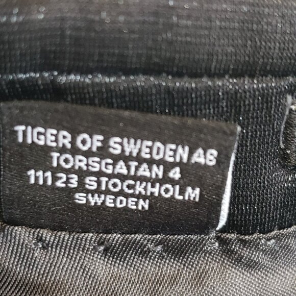 Tiger of Sweden Men Blazer 52 Button Blue Iridescent Single Breasted Jacket - Picture 8 of 11